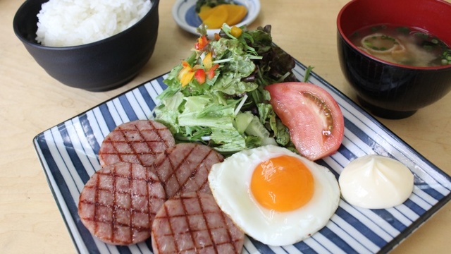 雲仙ハム定食